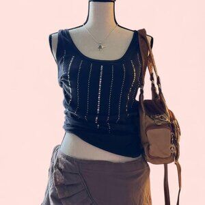 Decree Women's Brown and Black Vest